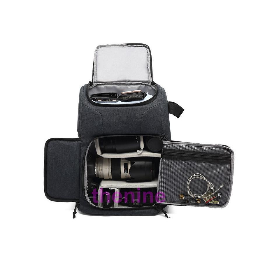 リュック バッグ カメラバッグ カメラケース　一眼レフバッグ 鞄 かばん カメラバック　レンズ収納　インナーバッグ　アウトドア 大容量　耐摩防振　旅行