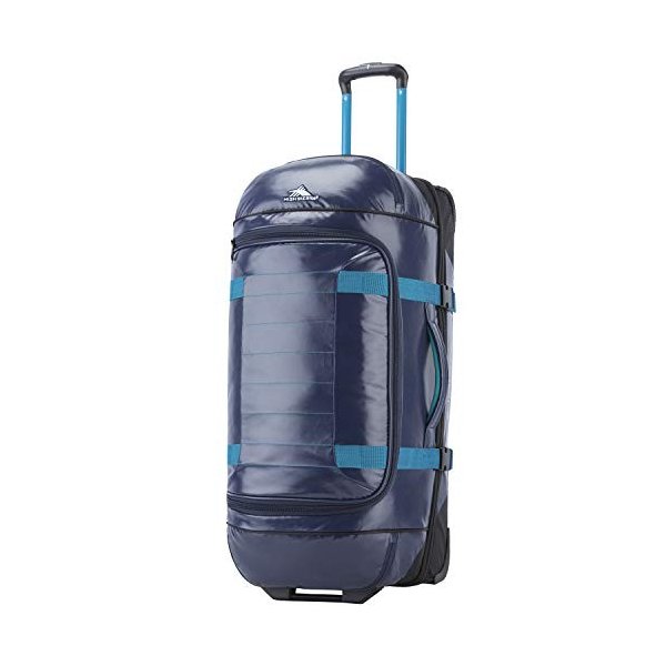 High Sierra Kennesaw Drop-Bottom Wheeled Duffel Bag， True Navy/Black/Sea， 30-Inch 並行輸入品
