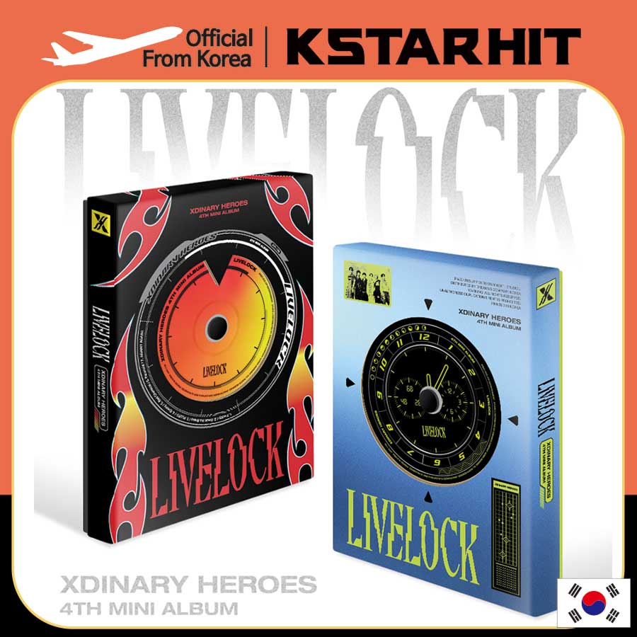 (2種セット / Normal ver.) Xdinary Heroes - 4th mini album [Livelock]