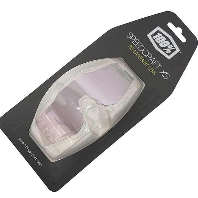 交換用レンズ 100%(ワンハンドレッド) スピードクラフトXS用 リプレイスメントレンズ 本体は別売 69039-00009ハイパーラベンダーミラー(24y12m)