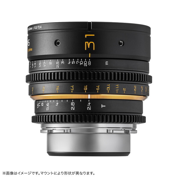 毒鏡 DL-MP31-EF-B ブラック DULENS APO MiniPrime 31mm T2.4 単焦点シネマレンズ キヤノンEFマウント