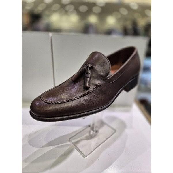 [] 男性タッセルローファー 3CM(EQBSHL407BR) (P003733514)