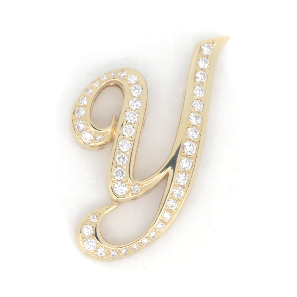 ゆきざき アルファ Y ダイヤモンド ペンダント ラージ 1.01ct K18YG(18金 イエローゴールド) 質屋出品