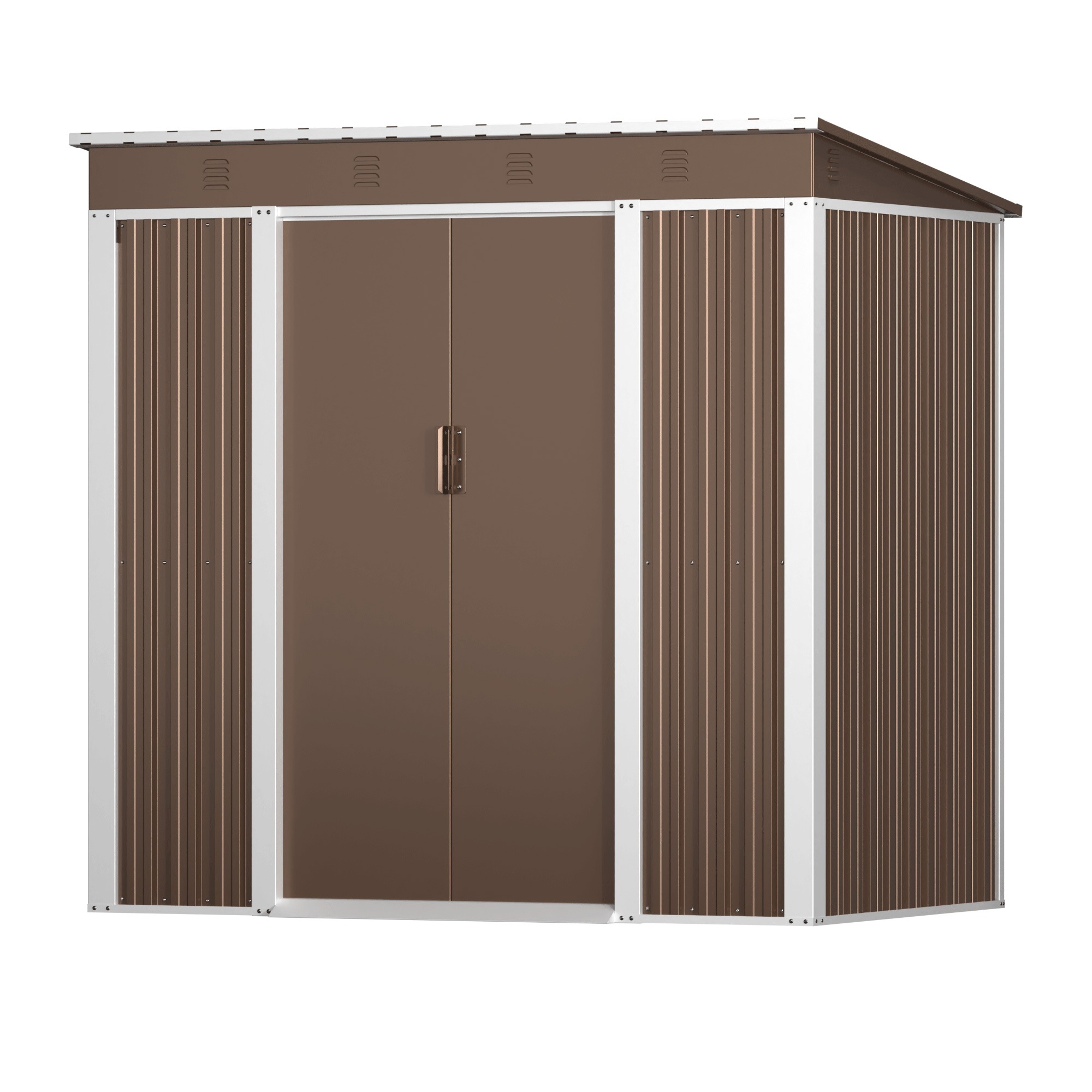 送料無料 人気商品【2025年新仕様】物置 屋外 スチール 倉庫 戸外収納庫 幅192*奥行き125*高185 物置き おしゃれ 大型 収納庫 屋外物置 防さび ベランダ 防水 ドア 引戸 スチール物