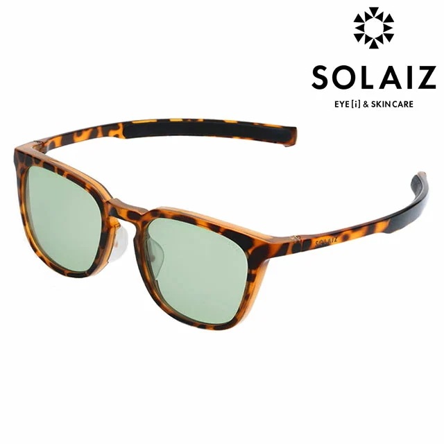 ソライズ SOLAIZ サングラス ウエリントン [SLD-005] Daily Use Collection メンズレディース 眼鏡 メガネ アイケア エイジングケア HABANA2/GREEN