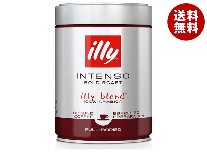 キーコーヒー イリーブレンドエスプレッソ粉 ダークロースト(インテンソ) 250g×6個入