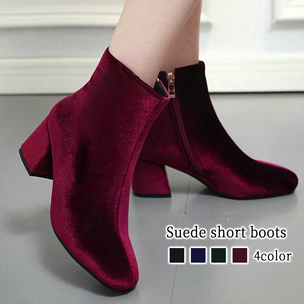 ブーツ レディース スエードショートブーツ 撥水 4E スニーカー 夏 フロント 軽い 軽量 滑らない 雨 ヒール 本革 防寒 レザー ウォーキング ロング 春 ミドル丈 きれいめ ショート 秋 歩き