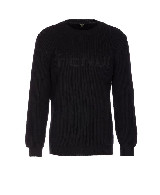 FENDI Men Sweater FZX091 AW0CF0QA1 Black