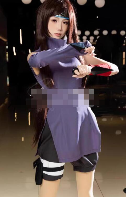 うちはイズミコスプレ衣装V舞台演出服 ハロウィン イベント 学園祭 クリスマス仮装サイアニメの制作を受ける男女兼用 (ウイッグ 道具 靴追加可)