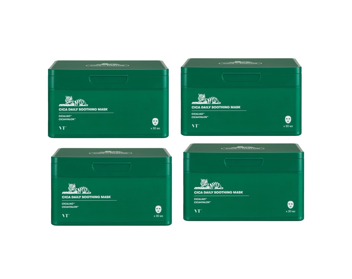 ブイティコスメテックス シートマスク 30枚入り ４箱セット フェイスマスク スキンケア CICA デイリースージングマスク パック