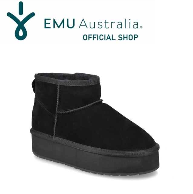 【公式】EMU Australia エミュ Platform Micro Wool ショート ブーツ シープスキン ムートン ファー 厚底 プラットフォーム 防寒 レディース メンズ 秋 冬 正規 13,024円