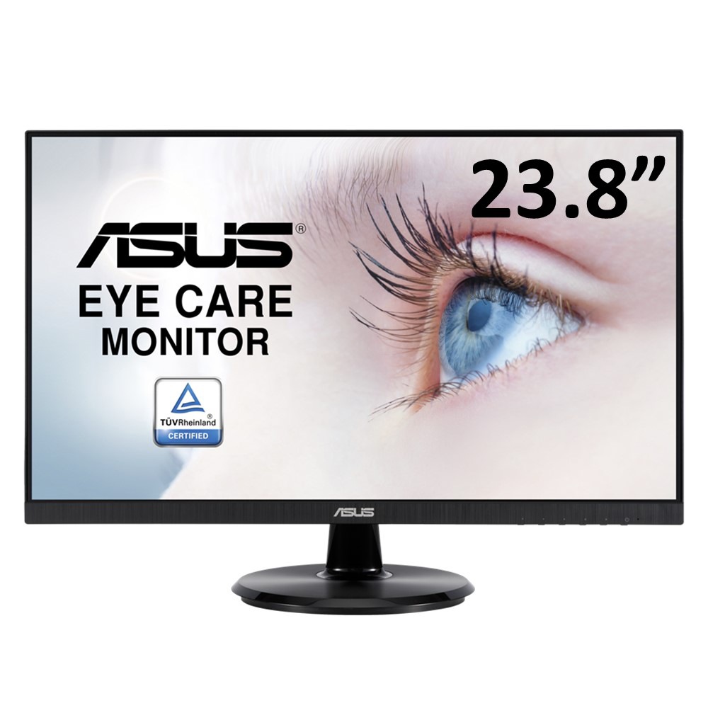 ASUS(エイスース) 液晶ディスプレイ(23.8型/IPS/FullHD 1920×1080/75Hz/5ms/HDMI1.4/DP1.2/D-sub/VESA/3年保証)(ブラック) VA24D
