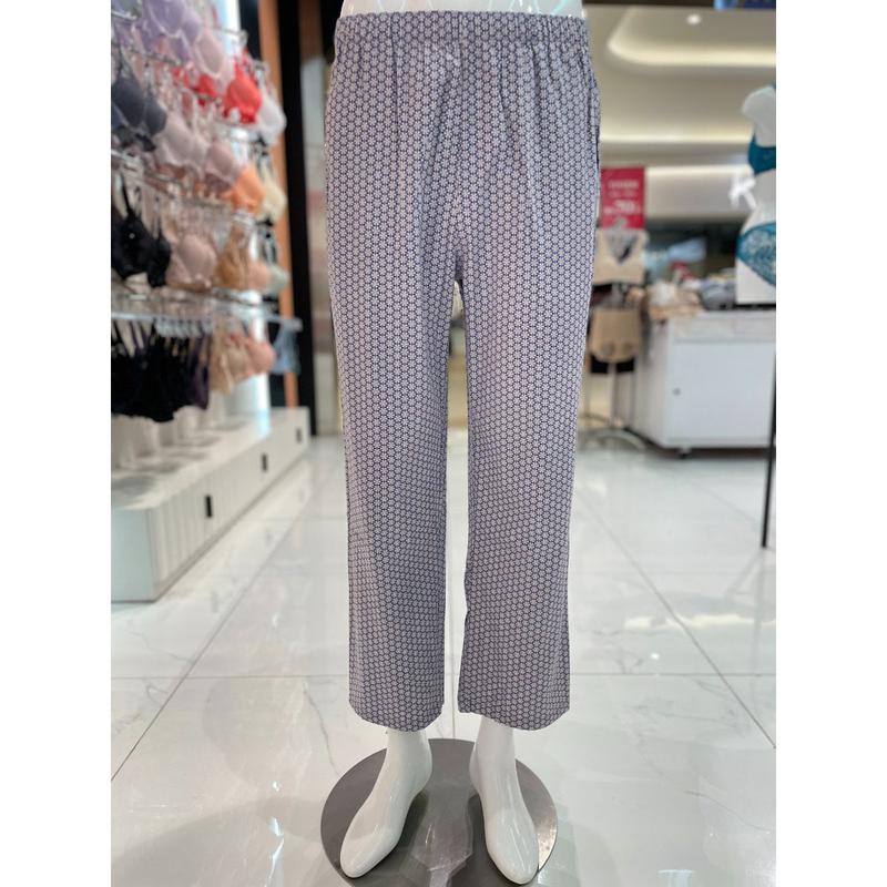 [スターフィールド高陽] 純綿幾何学模様ブルー男性ホームウェアパンツ EZ2940P