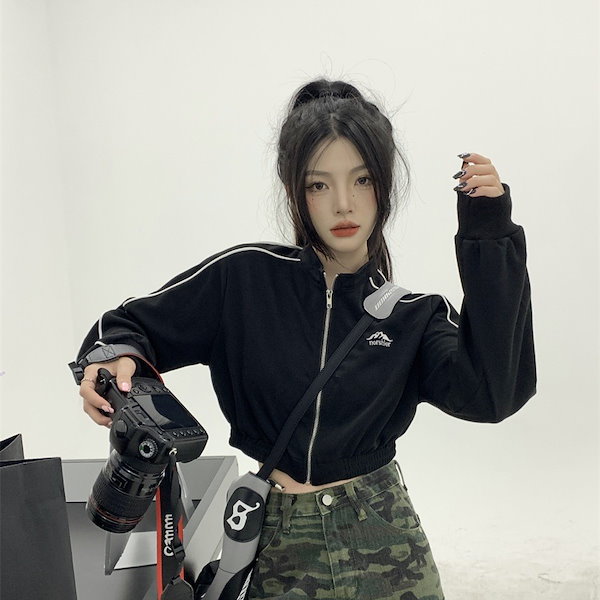 Qoo10] ライン入り トラックジャケット ジャージ