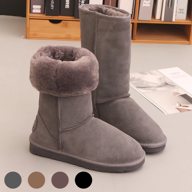 VMT17 韓国 ブーツ 牛革+ウール スノーブーツ ショート大人気 ブーツ ムートンブーツ 厚くて暖かい 本革 裏起毛 長靴 ブーツ レディース 冬のブーツ 靴 厚底ブーツ 秋 冬 韓国ファッション 6,081円