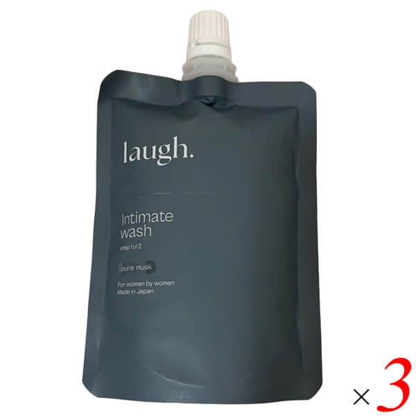 laugh.(ラフドット) インティメイトウォッシュ 100ml 3個セット 詰め替え ピュアムスク