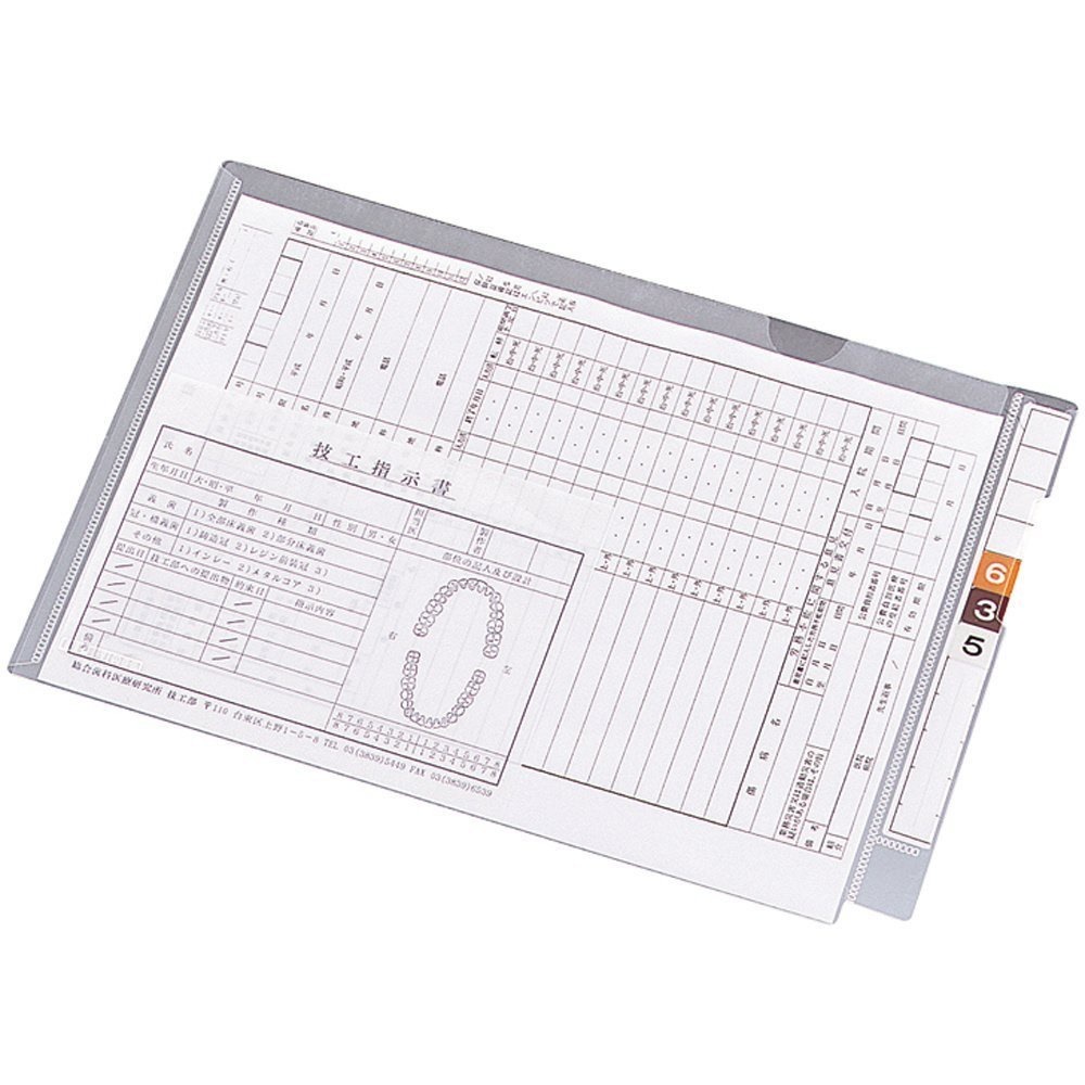 カルテフォルダー フラップ付 A4 HK2003