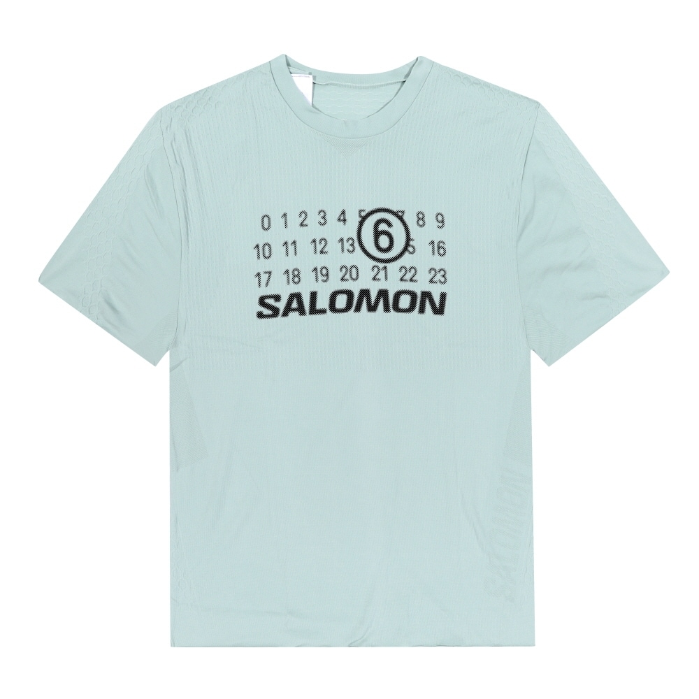 メゾンマルジェラ MM6xサロモン シームレス 女性半袖Tシャツ S52GC0345 M20101