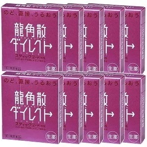 【第3類医薬品】 龍角散ダイレクトスティック ピーチ 16包10個セット