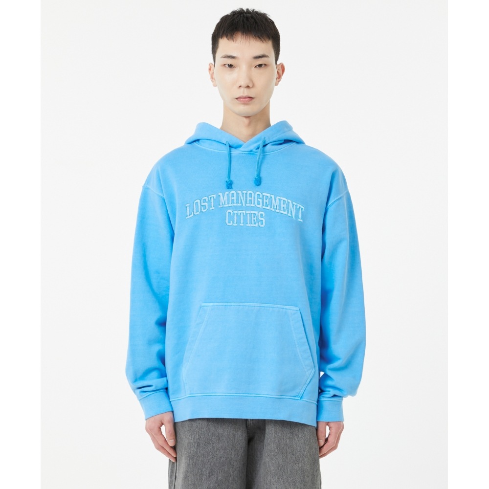LMC OVERDYED ARCH FN HOODIE スカイブルー