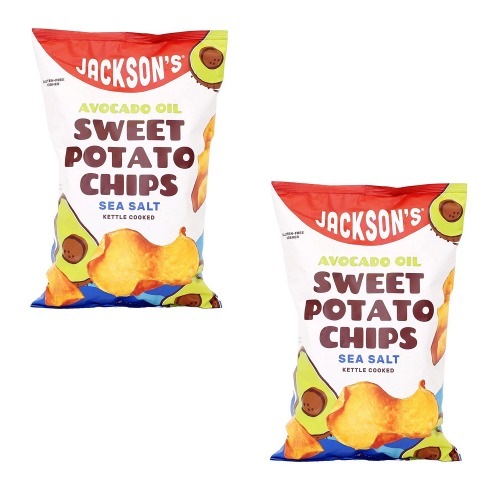 ジャクソンサツマイモチップス454g x 2つの学校のオフィスのタンビールームの軽食のお菓子