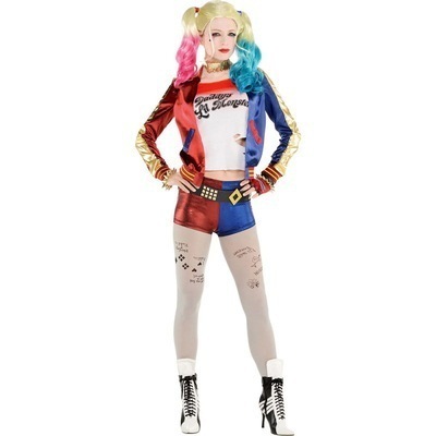 ハロウィン 新成人 女性 コスプレ スーサイドスクワッド コスチューム ステージ コスプレ ハーレークイン Harley Quinn