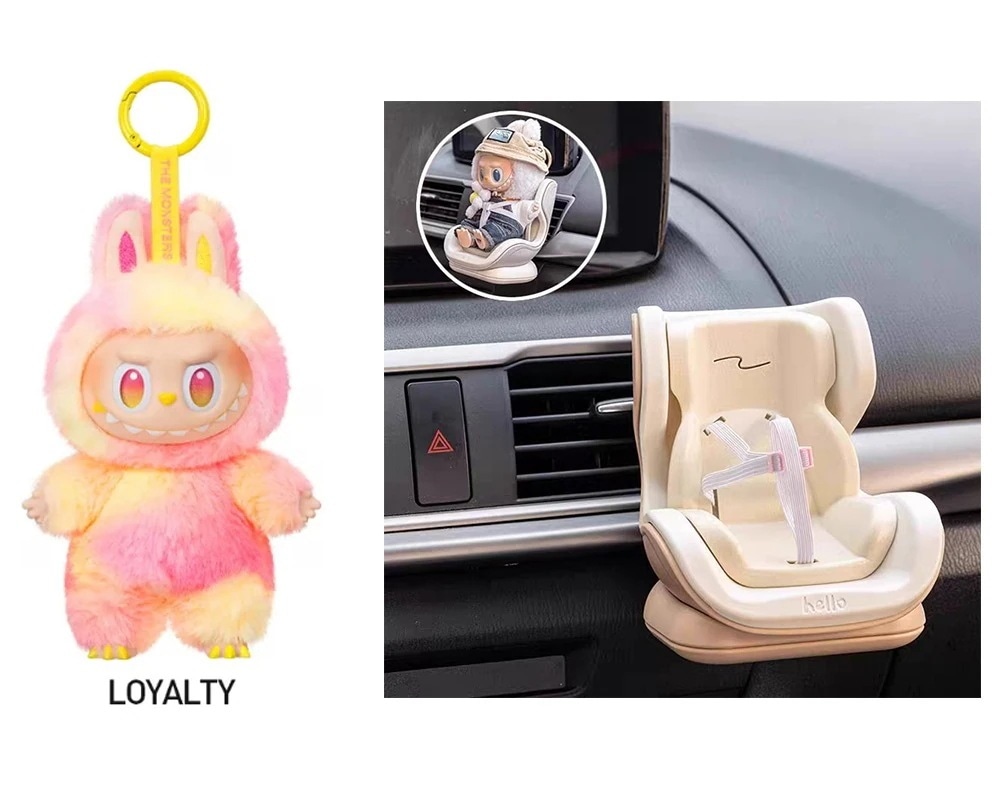 専用　３つセットLOYALTY LABUBU ラブブ ラブブ labubu らぶぶ 定規 3色選べる - メルカリ