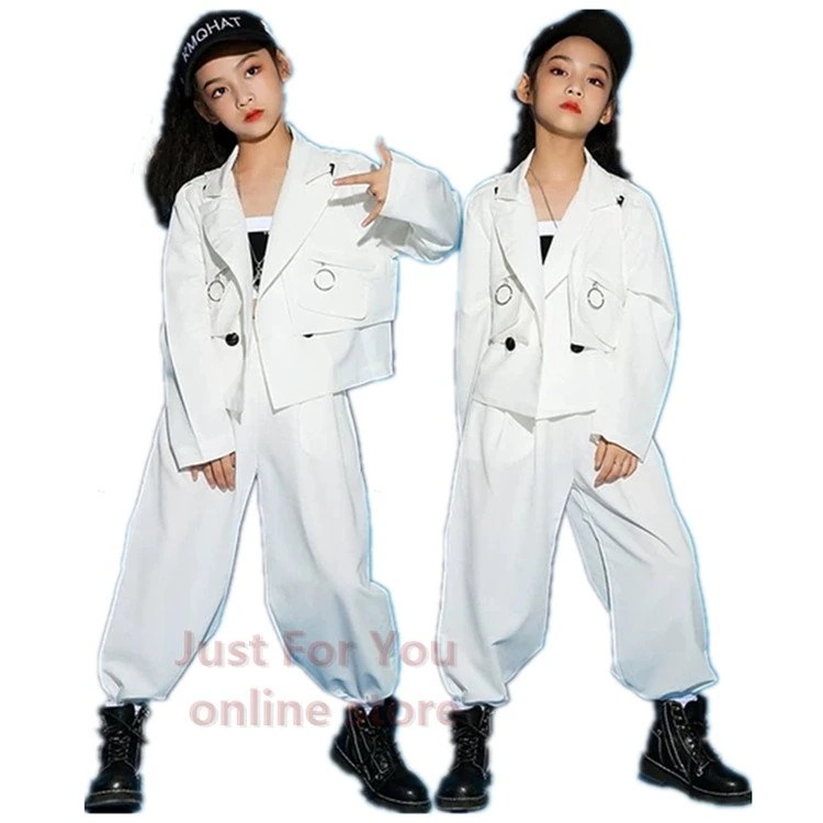 セットアップ ダンス衣装 ダンス 衣装 ヒップホップ 子供服 キッズダンス衣装 女の子 ガールズ 韓国 キッズ フォーマルスーツ 上下セット 6,229円
