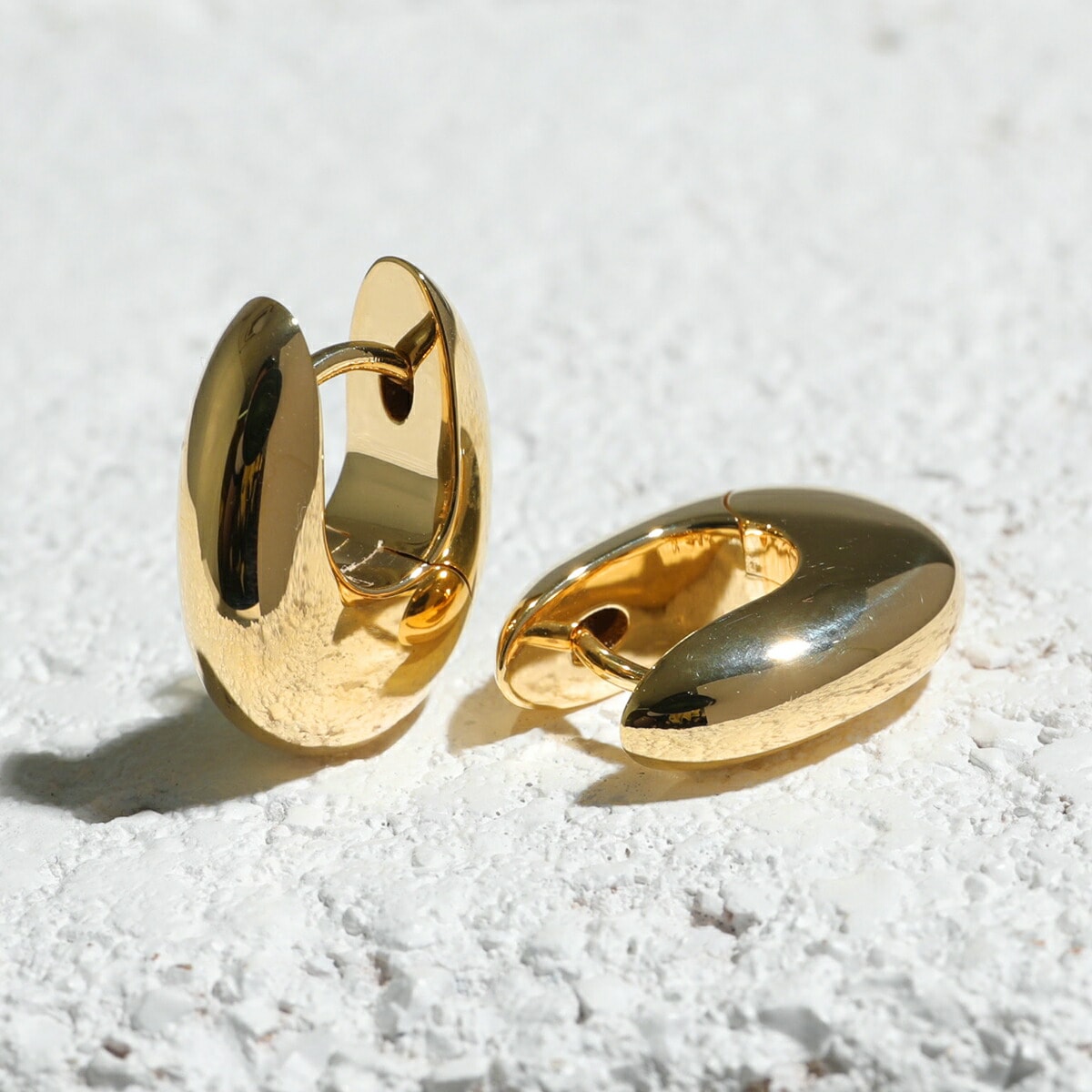 TOMWOOD トムウッド ピアス Pebble Hoops Small Gold ぺブル フープ スモール 101342 レディース silver925 アクセサリー ゴールド