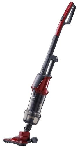 ツインバード 掃除機 サイクロン スティック型クリーナー コード式 ハンディ 軽量 2WAY パワフル 吸込仕事率100W ルビーレッド TC-5147R 7,547円