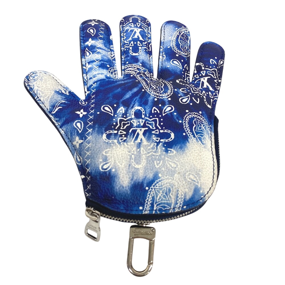M81410 HIGH 5 モノグラム PVC ポーチ ブルー メンズ ブランド