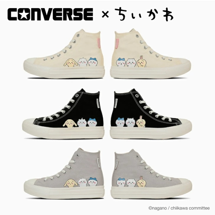 コンバース スニーカー オールスター ライト ＰＬＴＳ ＰＴ ＨＩ ／ ちいかわ レディース CONVERSE ALL STAR LIGHT PLTS PT HI / ちいかわ 厚底 軽量