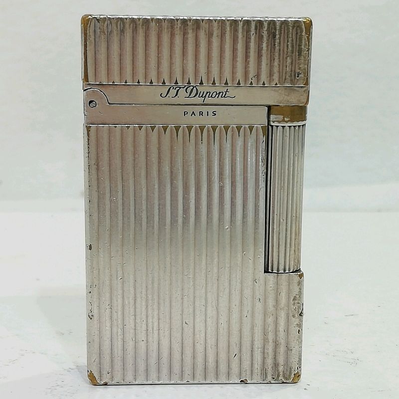 【中古】デュポン ガスライター シルバー イエローガス