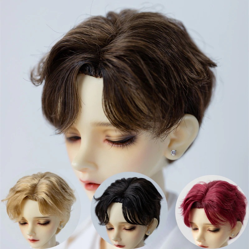 BJDドールウィッグ 手入れ ショート パーマ SD/小顔SD/MSDサイズ人形用ウィッグ 5,135円