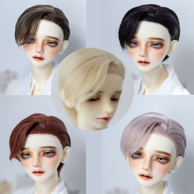 BJDドールウィッグ 9インチ アレンジ ショート SDサイズ人形用 頭囲22-24cm