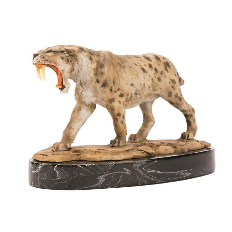 Memory Museum 1/15 サイズ スミロドン Smilodon 動物 リアル フィギュア PVC プラモデル おもちゃ 模型 動物好き プレゼント 台座付き