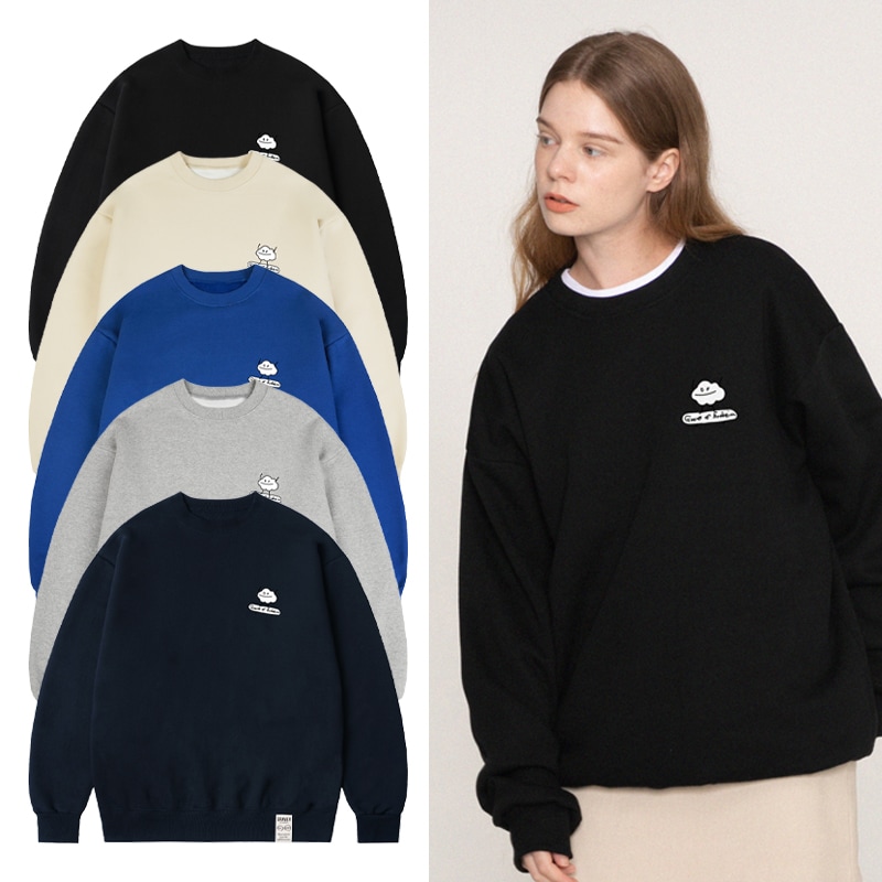 [UNISEX] Cloud Board Smile Sweatshirt_5color
