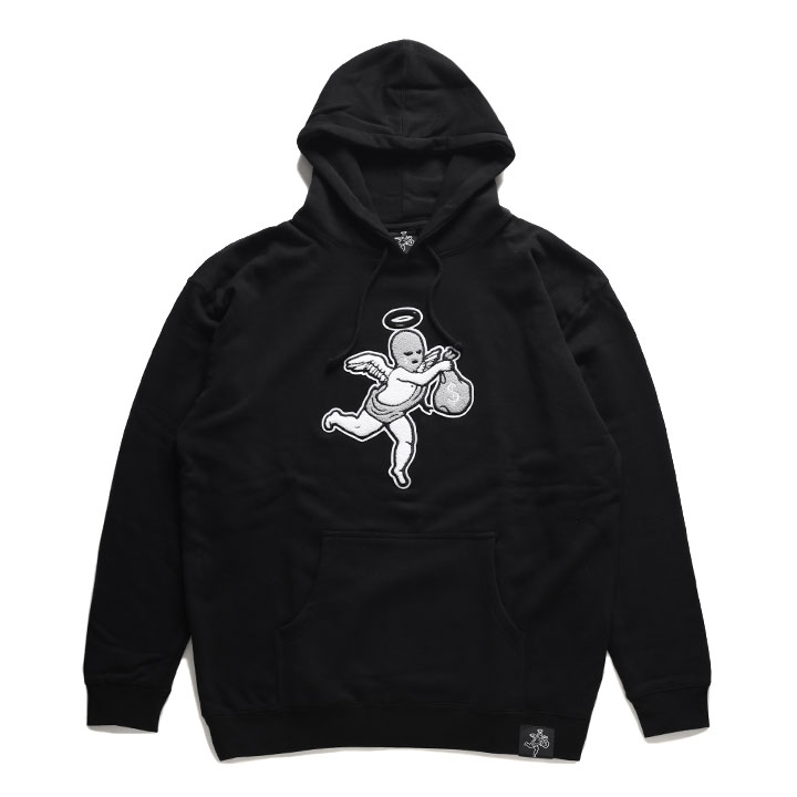 HASTA MUERTE パーカー ブランド スケボー 長袖 スウェット 裏起毛 フーディ トップス メンズ 黒 大きいサイズ オーバーサイズ ハスタ ムエルテ