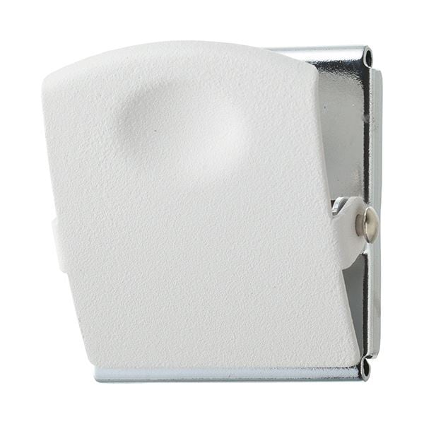 (まとめ) TANOSEE 超強力マグネットクリップL ホワイト 1個 (×30セット)