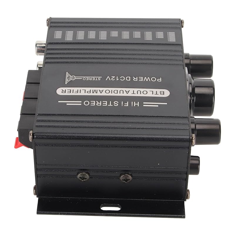 カラオケ ホームオーディオ アンプ 500WBTUSBSDFMエコーのマイク 2 つとヘッドフォン ジャック付き 6 チャンネル ステレオ レシーバーカラオケホームシアター用バイク