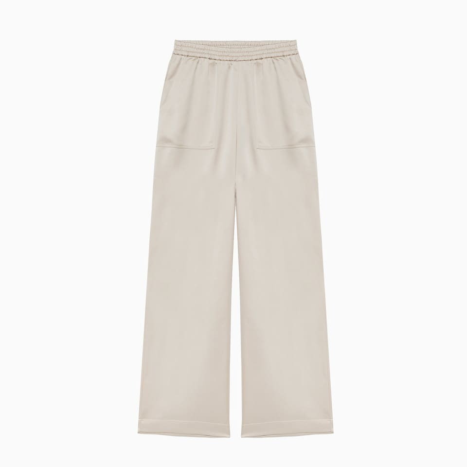 T55060MANDORLA ホワイト 春夏2024 パンツ レディース ia