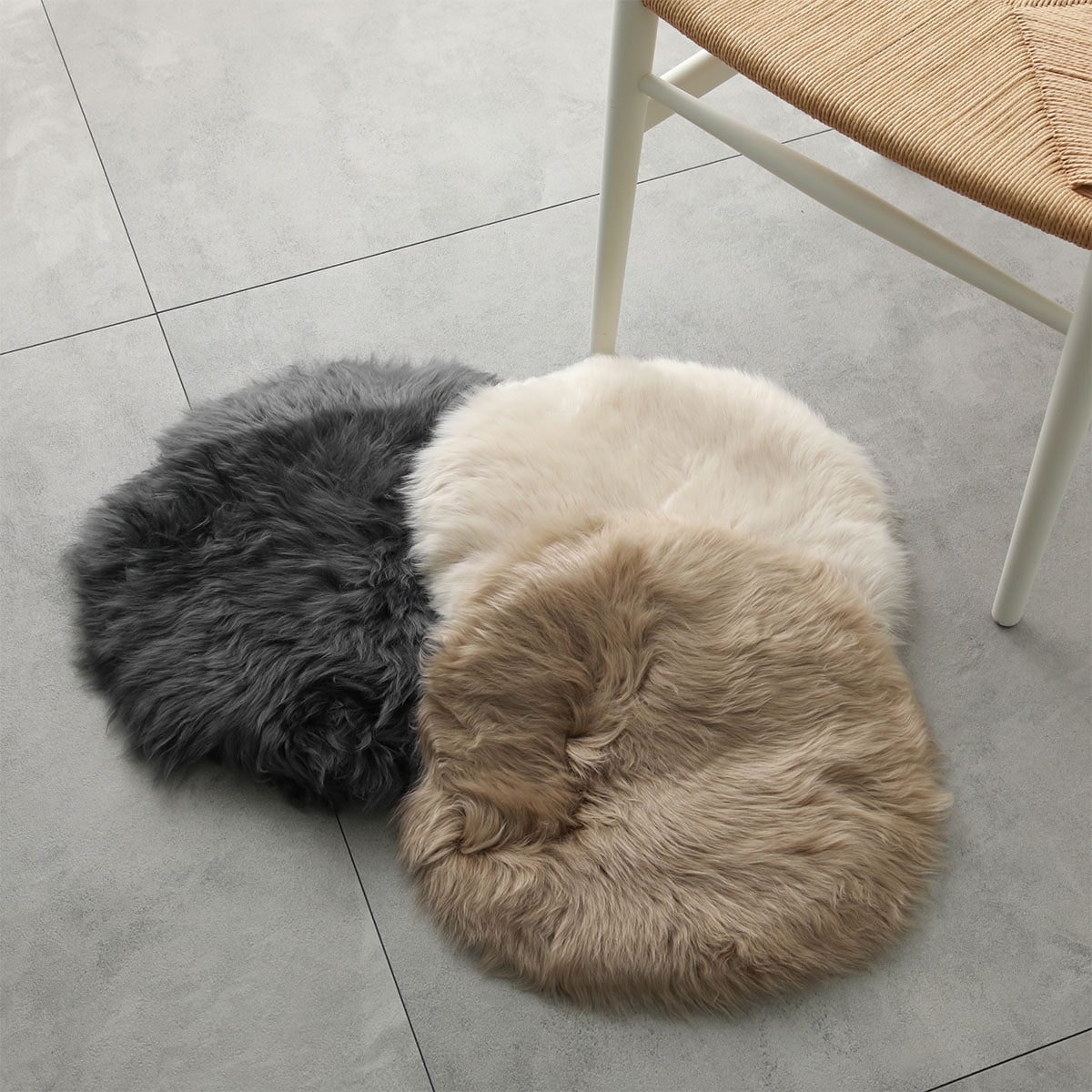 NATURES COLLECTION ネイチャーズコレクション シートカバー Seat cover レディース メンズ ファー シートパッド シープスキン カラー3色