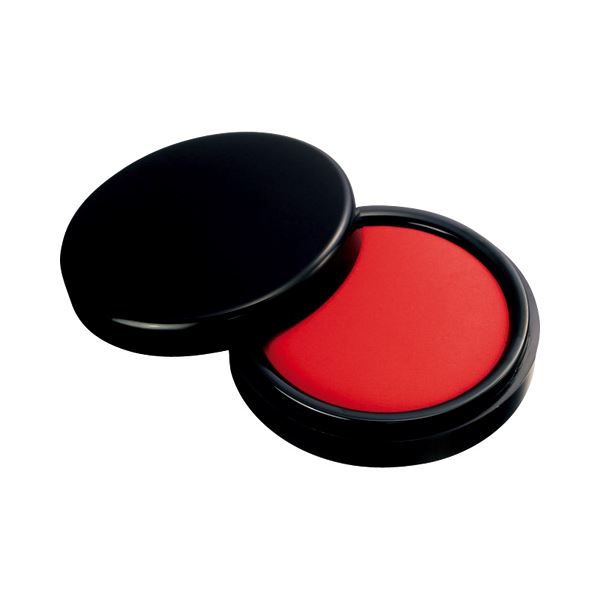 （まとめ） TANOSEE 速乾朱肉 50号直径54mm 1個 (×10セット)