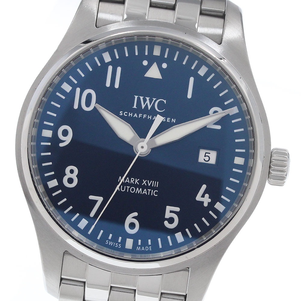 IWC IWC SCHAFFHAUSEN IW327014 マークXVIII プティプランス デイト 自動巻き メンズ 保証書付き_950615【中古】