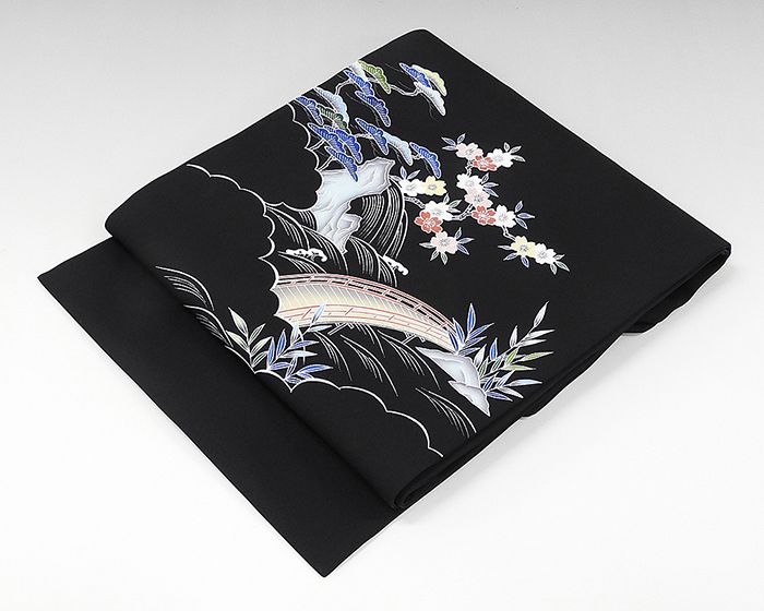 名古屋帯 新品仕立済 正絹 西陣 京加賀友禅 二代上野為二 名古屋帯 新品 仕立て上がり