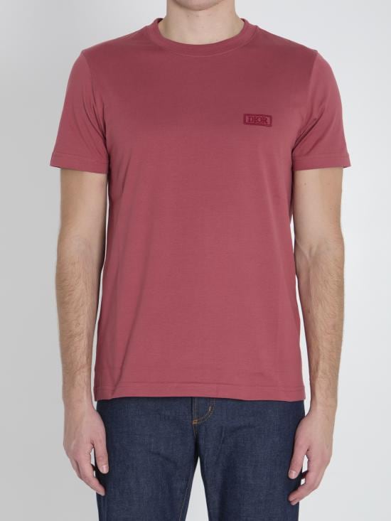 DIOR Men T-Shirts 413J650 PINK