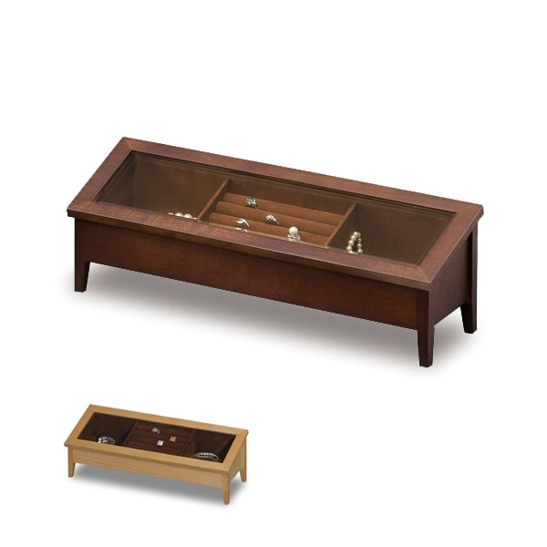 コレクションケース 木製 ワイドジュエルＳ 幅44cm