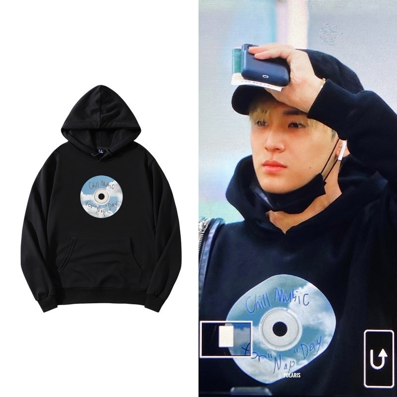 Seventeen キムミンギュストリートスタイル服スウェットシャツプルオーバーパーカープラスベルベット薄手秋冬トップス 5,296円