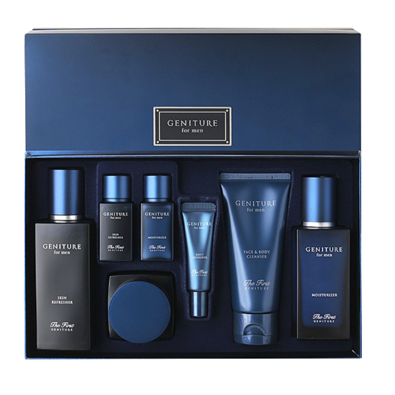 ザ・ファースト ジェニチュア スキンケア フォーメン 3種スペシャルセット + ミニサイズ4点付き(サンプル)