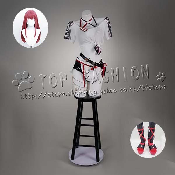 【工場直売 品質保証】バーチャルアイドル hololive Vtuber 風 宝鐘マリン コスプレ衣装 ウィッグ 靴 cosplay コスチューム ハロウィン クリスマス